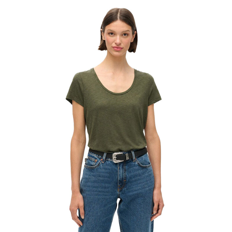 Superdry Scoop Neck Tee image number 0